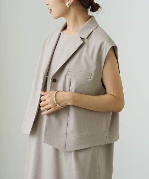 IENA（イエナ）の「ラペルドショートジレ（ベスト）」 - WEAR