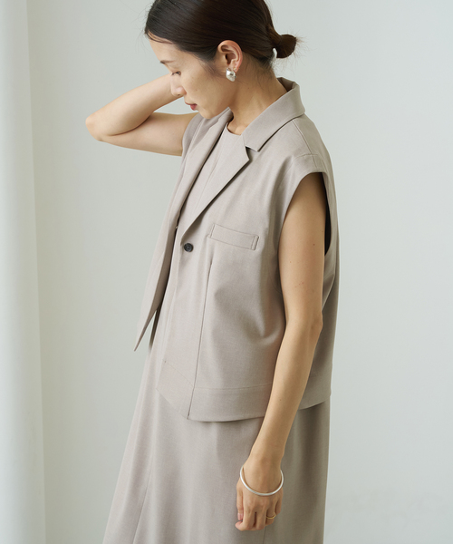 IENA（イエナ）の「ラペルドショートジレ（ベスト）」 - WEAR