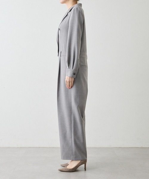 THE PAUSE】テーラーカラージャンプスーツ（つなぎ/オールインワン