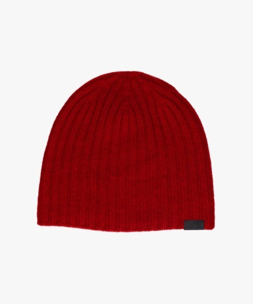 arth（アース）の「arth  Cashmere Rib Beanie / アース（ニットキャップ/ビーニー・メンズ・グレー/ブラック/レッド・57~59cm）」の3枚目の写真