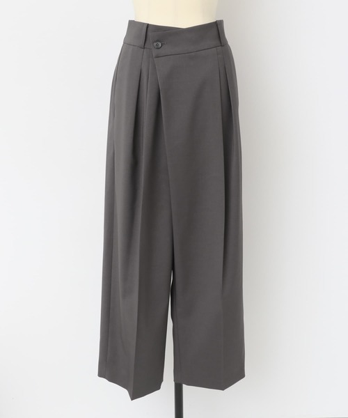 URBAN RESEARCH ROSSO WOMEN（アーバンリサーチ　ロッソ）の「ラップパンツ（その他パンツ・レディース・グレー/ベージュ・36/38）」の6枚目の写真