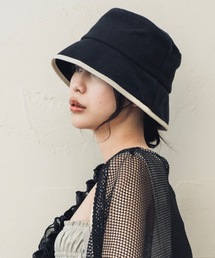 ORIENT MILLINERY ブラック バケットハット ORIENT MILLINERY
