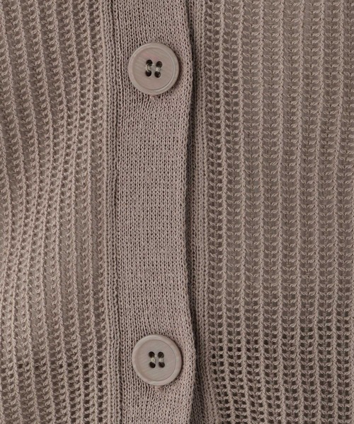 Elura（エルーラ）の「メッシュニットカーディガン/133602（カーディガン/ボレロ・レディース・ブラック/ベージュ・FREE）」の15枚目の写真