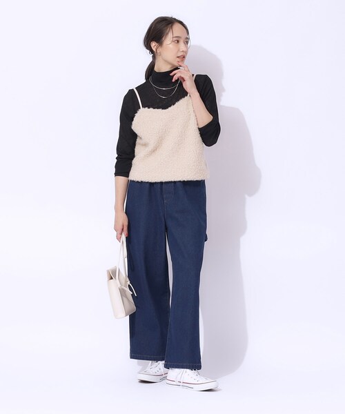 DRESKIP(ドレスキップ)の「◆【2点セット】秋冬も活躍 フェイクファービスチェ×Tシャツ(その他トップス・レディース・カーキ/ベージュ・02/03/04)」の20枚目の写真