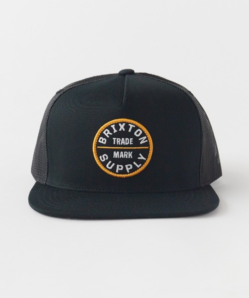 BRIXTON（ブリクストン）の「BRIXTON/ブリクストン OATH MP TRUCKER HAT キャップ（キャップ・メンズ・ブラック/ブラウン/ブラウン系1・ONE SIZE）」の4枚目の写真