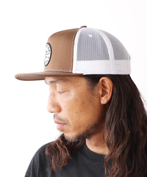 BRIXTON（ブリクストン）の「BRIXTON/ブリクストン OATH MP TRUCKER HAT キャップ（キャップ・メンズ・ブラック/ブラウン/ブラウン系1・ONE SIZE）」の11枚目の写真