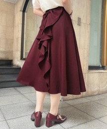 an another angelus | バックラッフルリボンフレアースカート(スカート)