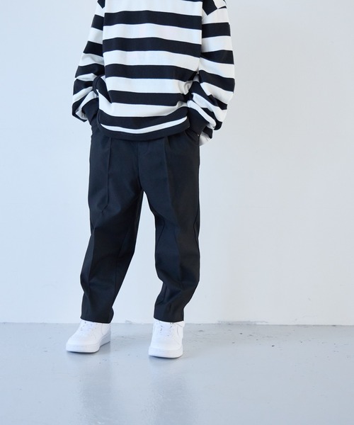 LOWRYS FARM（ローリーズファーム）の「ＴＲワイドテーパードパンツ　 116861（スラックス・キッズ・グレー/ネイビー/ブラック・110cm/120cm/130cm/140cm/150cm）」の20枚目の写真