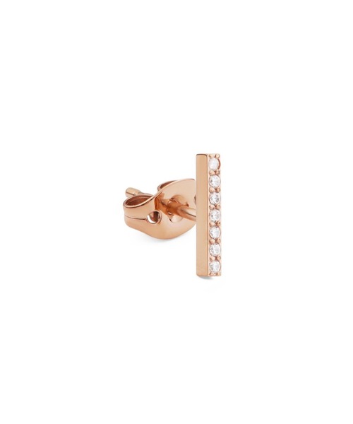 Daniel Wellington(ダニエルウェリントン)の「Crystal Bar Stud Earring レーディスピアス ローズゴールド/シルバー/ゴールド 片耳用(ピアス(片耳用)・レディース・ピンクゴールド/イエローゴールド/シルバー・ONE SIZE)」の5枚目の写真