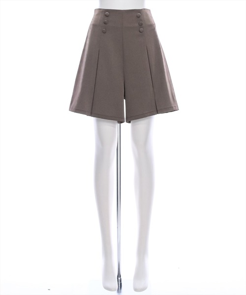 clear（クリア）の「クルミボタンタックショートパンツ [大人 カジュアル 着回し力抜群]≪再入荷≫（その他パンツ・レディース・ピンク系その他/ブラウン/ブラック・F）」の16枚目の写真