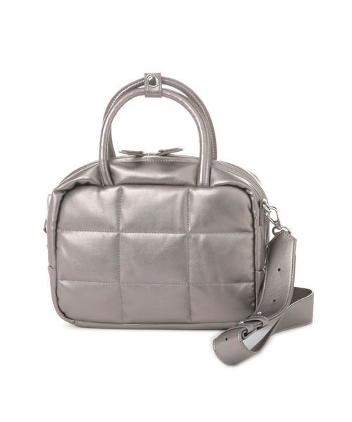 LEPSIM（レプシィム）の「パデットボストンバッグ　135656（ボストンバッグ・レディース・ブラック/アイボリー/ガンメタ/ブラウン・ONE SIZE）」の19枚目の写真