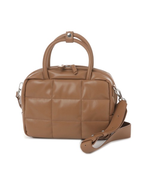 LEPSIM（レプシィム）の「パデットボストンバッグ　135656（ボストンバッグ・レディース・ブラック/アイボリー/ガンメタ/ブラウン・ONE SIZE）」の20枚目の写真