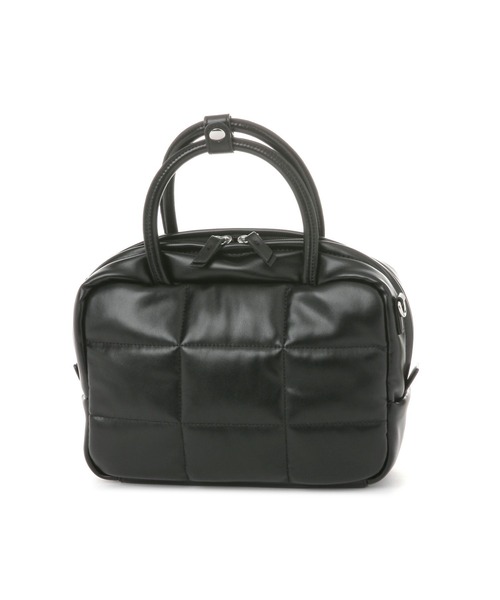 LEPSIM（レプシィム）の「パデットボストンバッグ　135656（ボストンバッグ・レディース・ブラック/アイボリー/ガンメタ/ブラウン・ONE SIZE）」の22枚目の写真