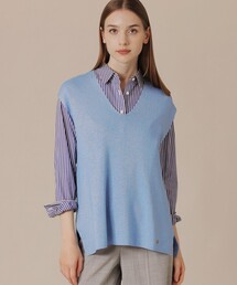 美品❤️マッキントッシュロンドン ネイビーニット 美品 マッキントッシュロンドン ニット ジャケット コットン