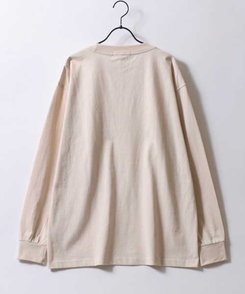 U.S. POLO ASSN.(ユーエスポロアッスン)の「U.S. POLO ASSN./ユーエスポロアッスン オーバーサイズ ワンポイント刺繍 長袖Tシャツ ロンT レディース メンズ(Tシャツ/カットソー・メンズ・アイボリー/ブラック/ダークグリーン/バイオレット/オートミール/ネイビー/ボルドー・M/L/LL)」の15枚目の写真