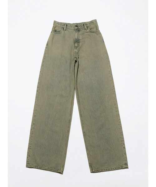 VEQUM(VEQUM)の「【VEQUM】KAI LOOSE JEANS(デニムパンツ・レディース・ライトブルー/ブラック・26/25/24)」の1枚目の写真