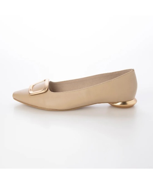 Launa lea(ラウナレア)の「【26秋冬新カラー】スクエアバックルフラットパンプス(0576)(パンプス・レディース・ホワイト/モカ/ブルー系その他/ブラック/ベージュ/ライトブルー/ベージュ系その他/ベージュ系/ネイビー系/グレー系その他/ブラウン・24.0cm/22.0cm/25.0cm/24.5㎝/23.5㎝/23.0cm/22.5㎝/22.5cm/23.5cm/24.5cm)」の19枚目の写真