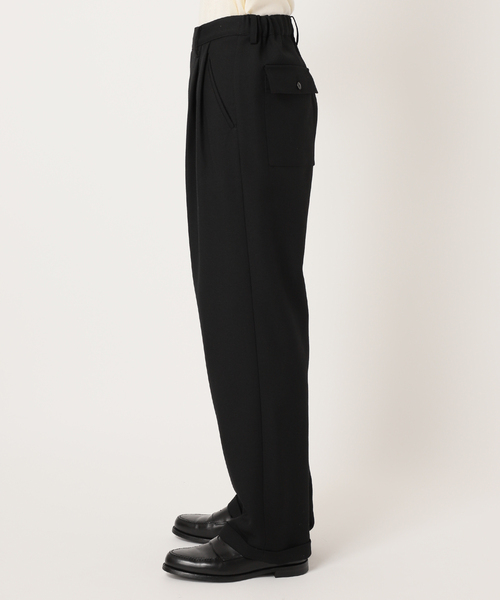 EDIFICE(エディフィス)の「CONFFECT EDIFICE Marine Cloth 2pleats Pants(スラックス・メンズ・ブラック・SMALL/MEDIUM/LARGE)」の11枚目の写真