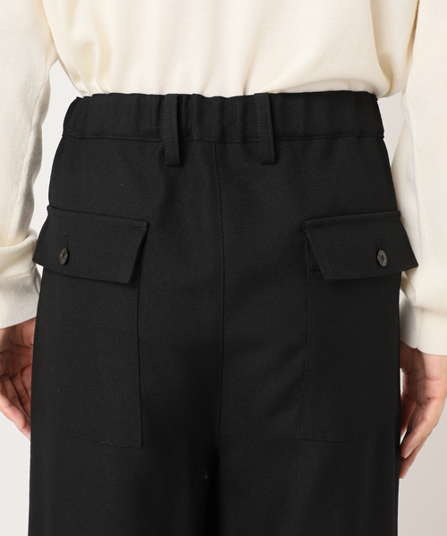 EDIFICE(エディフィス)の「CONFFECT EDIFICE Marine Cloth 2pleats Pants(スラックス・メンズ・ブラック・SMALL/MEDIUM/LARGE)」の20枚目の写真