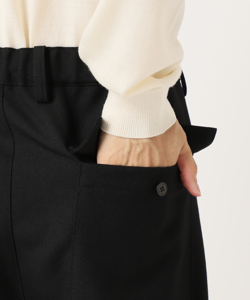 EDIFICE(エディフィス)の「CONFFECT EDIFICE Marine Cloth 2pleats Pants(スラックス・メンズ・ブラック・SMALL/MEDIUM/LARGE)」の15枚目の写真