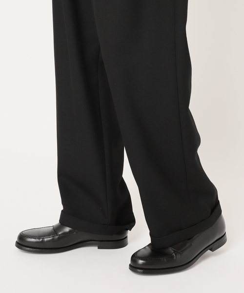 EDIFICE(エディフィス)の「CONFFECT EDIFICE Marine Cloth 2pleats Pants(スラックス・メンズ・ブラック・SMALL/MEDIUM/LARGE)」の19枚目の写真