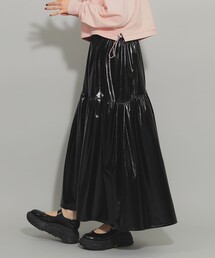 Ray BEAMS | メタリック ギャザー スカート(スカート)