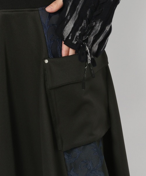 HARE(ハレ)の「キリカエジャガードジャージスカート(HARE)(スカート・レディース・ネイビー/ブラック・FREE)」の18枚目の写真