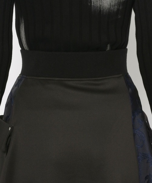 HARE(ハレ)の「キリカエジャガードジャージスカート(HARE)(スカート・レディース・ネイビー/ブラック・FREE)」の15枚目の写真