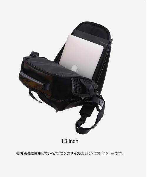 KATSUYUKI KODAMA(カツユキコダマ)の「【KATSUYUKIKODAMA PARADIDDLE】ナイロンバックパック(バックパック/リュック・メンズ・ブラック・FREE)」の11枚目の写真