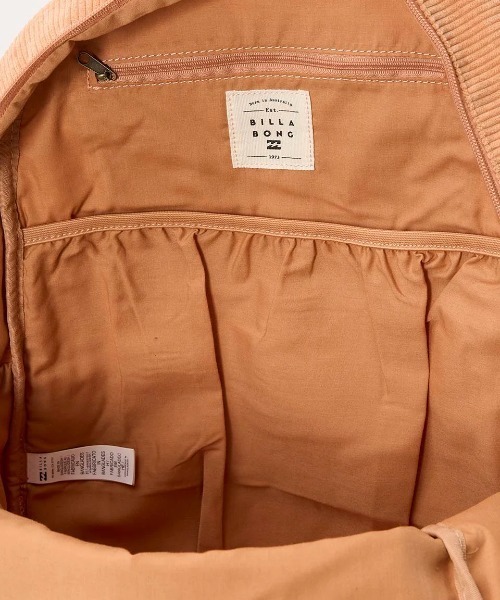 BILLABONG(ビラボン)の「BILLABONG レディース SCHOOLS OUT CORD バッグ 【2024年秋冬モデル】/ビラボンコーデュロイバックパック・リュックサック(バックパック/リュック・レディース・オレンジ系その他/グリーン系その他・FREE)」の16枚目の写真