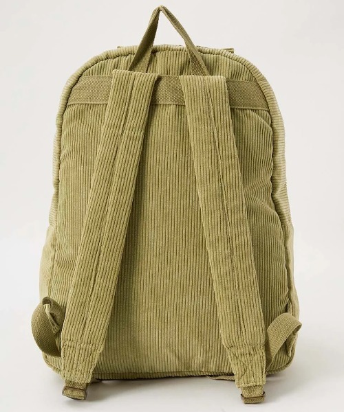 BILLABONG(ビラボン)の「BILLABONG レディース SCHOOLS OUT CORD バッグ 【2024年秋冬モデル】/ビラボンコーデュロイバックパック・リュックサック(バックパック/リュック・レディース・オレンジ系その他/グリーン系その他・FREE)」の5枚目の写真