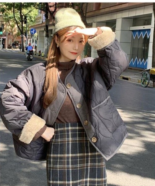 キルティングブJK(BL)（ブルゾン）｜almo（アルモ）