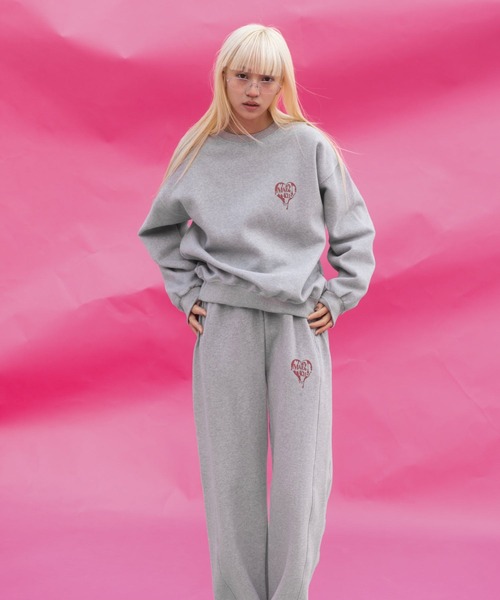 ハートロゴスウェットシャツ（スウェット）｜ACLENT（アクレント）の  