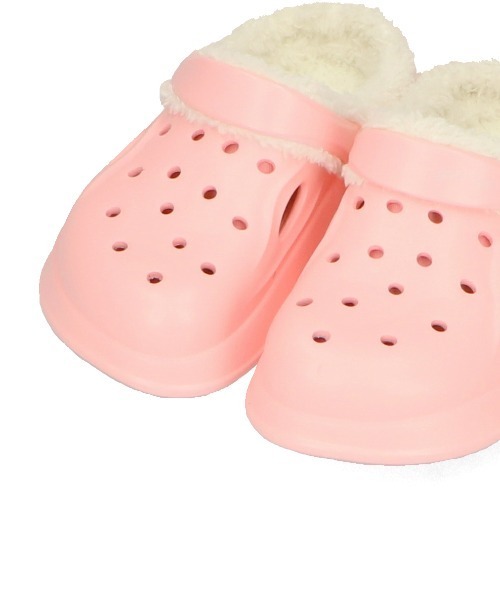 ORiental TRaffic(オリエンタルトラフィック)の「【EC限定】フェイクファークロッグサンダル/K-456(サンダル・キッズ・ピンク/ブラック/ブルー・15.0cm/16.0cm/17.0cm/18.0cm/19.0cm/20.0cm)」の6枚目の写真