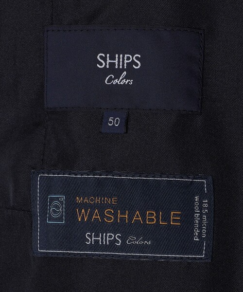 SHIPS Colors(シップス カラーズ)の「SHIPS Colors:〈洗濯機可能〉TW パンツ 2(セットアップ対応可能)(スーツパンツ・メンズ・コバルトブルー・44/46/48/50/52/42)」の11枚目の写真