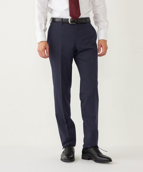 SHIPS Colors(シップス カラーズ)の「SHIPS Colors:〈洗濯機可能〉TW パンツ 2(セットアップ対応可能)(スーツパンツ・メンズ・コバルトブルー・44/46/48/50/52/42)」の18枚目の写真