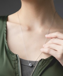 Luceat（ルーチェット）の「【金属アレルギー対応】Os　-オズ-　一粒ストーンネックレス60㎝（ネックレス）」