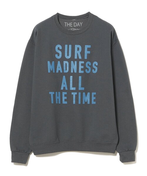 THE DAY(ザデイ)の「THE DAY / 別注 Crew Neck Sweat(スウェット・メンズ・チャコールグレー/ライトブルー・XL/L/M)」の4枚目の写真