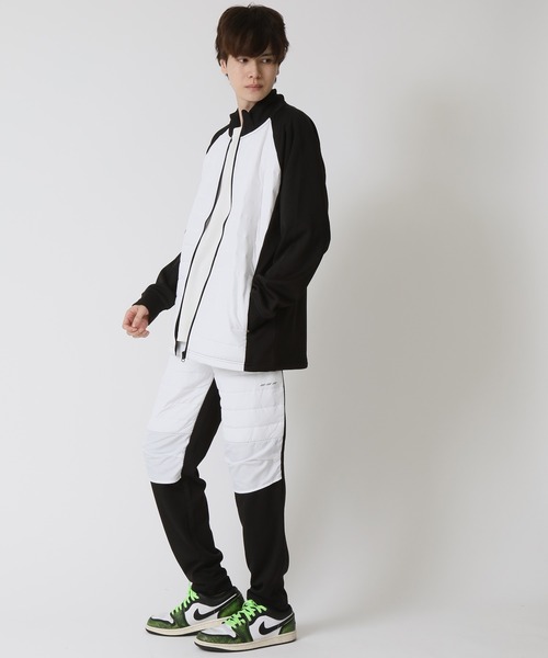 ARCADE（アーケード）の「上下セットアップ フェイクダウンブルゾン×スキニーフェイクダウンパンツ（ゴルフグッズ・メンズ・ネイビー/ホワイト/ブラック/グレー・L/LL/M）」の2枚目の写真