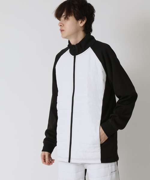 ARCADE（アーケード）の「上下セットアップ フェイクダウンブルゾン×スキニーフェイクダウンパンツ（ゴルフグッズ・メンズ・ネイビー/ホワイト/ブラック/グレー・L/LL/M）」の5枚目の写真