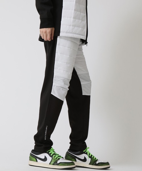 ARCADE（アーケード）の「上下セットアップ フェイクダウンブルゾン×スキニーフェイクダウンパンツ（ゴルフグッズ・メンズ・ネイビー/ホワイト/ブラック/グレー・L/LL/M）」の6枚目の写真