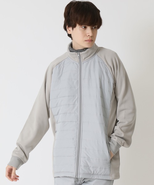 ARCADE（アーケード）の「上下セットアップ フェイクダウンブルゾン×スキニーフェイクダウンパンツ（ゴルフグッズ・メンズ・ネイビー/ホワイト/ブラック/グレー・L/LL/M）」の7枚目の写真