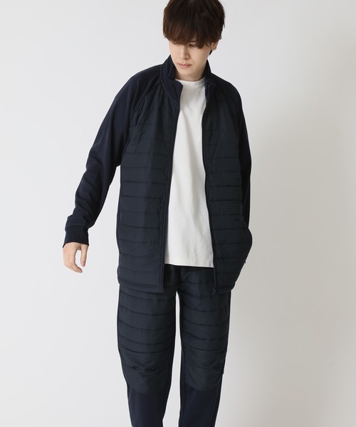 ARCADE（アーケード）の「上下セットアップ フェイクダウンブルゾン×スキニーフェイクダウンパンツ（ゴルフグッズ・メンズ・ネイビー/ホワイト/ブラック/グレー・L/LL/M）」の9枚目の写真