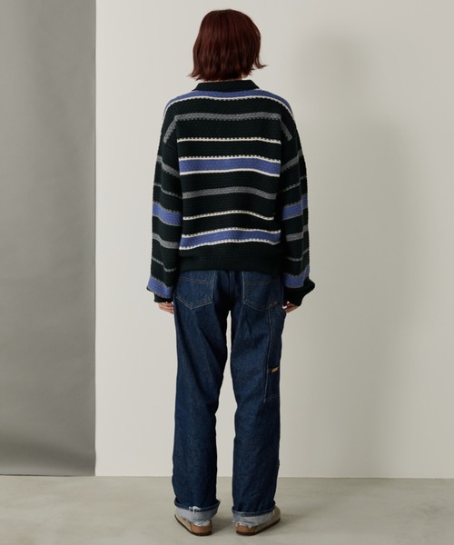 Auntie Rosa（アンティローザ）の「【SEFUMI】ワッフル編みマルチ