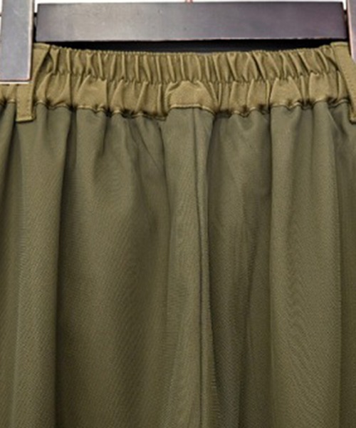 STYLEBLOCK（スタイルブロック）の「ツイル×チュールレイヤードパンツ（その他パンツ・レディース・アイボリー/グレイッシュベージュ/オリーブ/ブラック/グレー・M）」の9枚目の写真