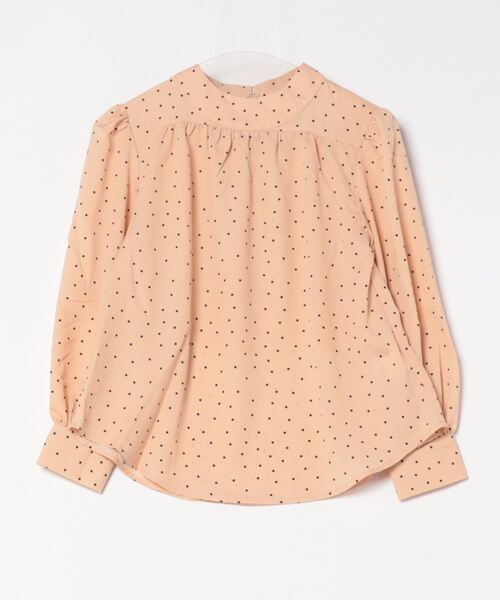 PREFERIR(プレフェリール)の「ドットプリント 2WAYボータイブラウス(シャツ/ブラウス・レディース・ベージュ/ブラック・SMALL/MEDIUM/LARGE)」の5枚目の写真