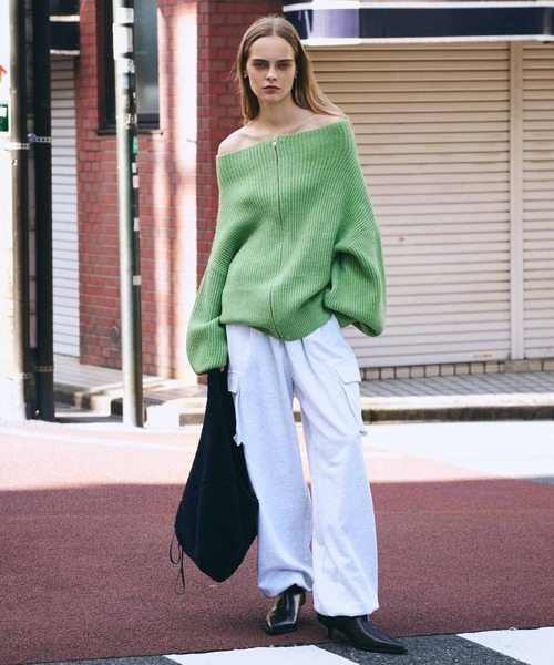 AKTE（アクテ）の「ワンハンドルボアバッグ（トートバッグ・レディース・オフホワイト/チャコール/ブラック/ネイビー・FREE）」の16枚目の写真