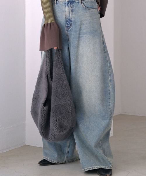 セール】ワンハンドルボアバッグ（トートバッグ）｜AKTE（アクテ）の