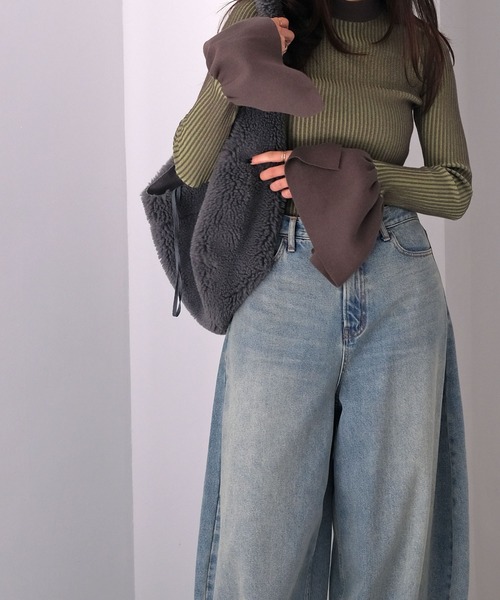 セール】ワンハンドルボアバッグ（トートバッグ）｜AKTE（アクテ）の