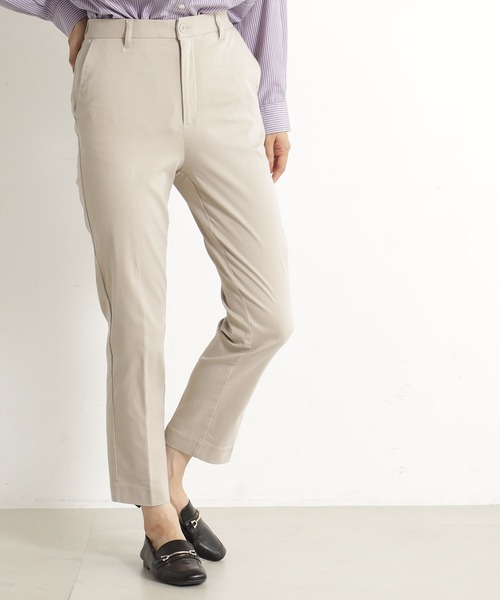 FOUND GOOD（ファウンドグッド）の「ウラキモウNRスリムパンツ（その他パンツ・レディース・グリーン系5/ネイビー/ブラウン系3/グレー系/アイボリー/ブラック・S/M/L/XL）」の5枚目の写真